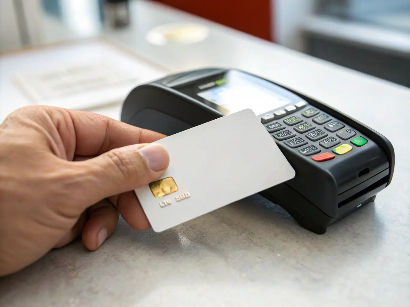 An image depicting a JetonBank card with a focus on its security features, such as chip and PIN technology, and its compatibility with mobile payment systems.